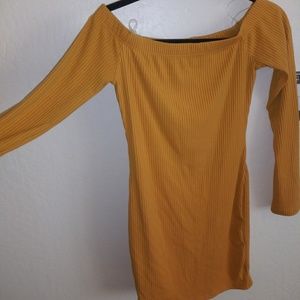 Off the shoulder mini